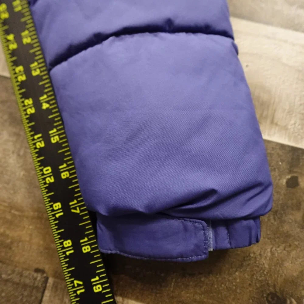 Columbia Pike Lake Insulated Jacket Girls Large Navy Blue‎ Omni-Heat Hooded